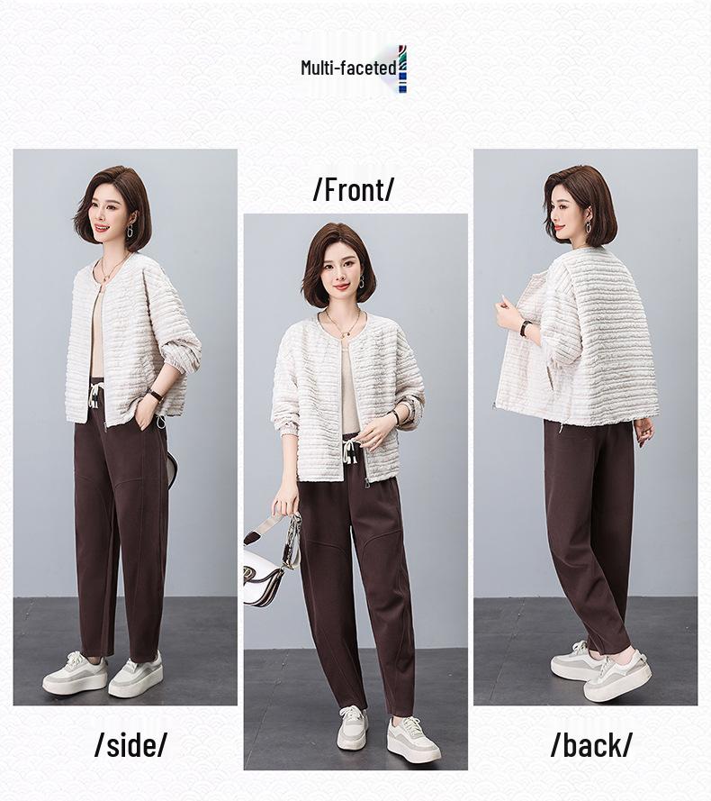 Casual Wrinkle-Texture Jacket