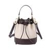 Sommer neue Eimer Tasche, hochwertige Textur Riemen Handtasche, modisch Retro vielseitig Kontrastfarbe, Schulter Umhängetasche für Damen