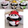 Uroczy Mini Pluszowy Panda Breloczek Lalka Przytulanka Pluszowe Zwierzątko Wisiorek