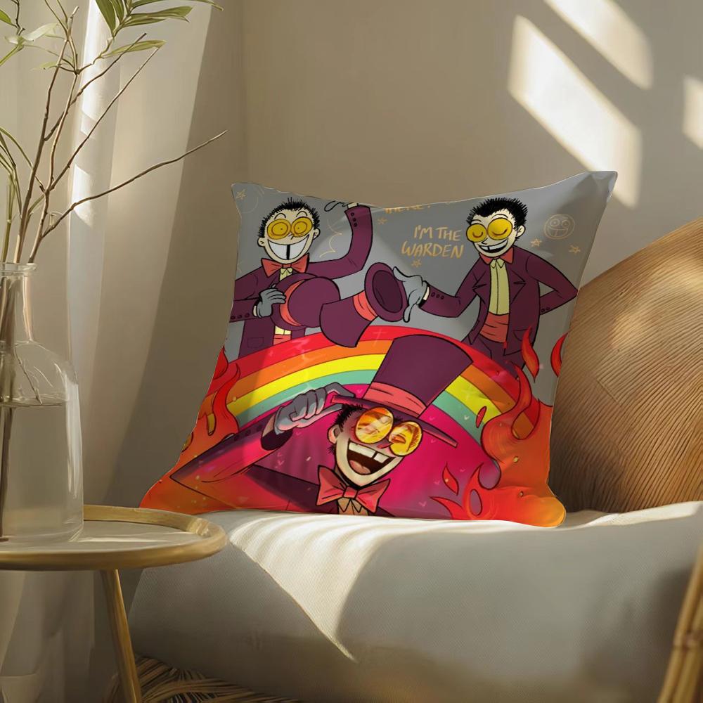 Cool Cartoon S-Superjail Pillow Case Pattern Printed Pillowcase For Living Room Sofa Cushion Cover & Bedroom Decor