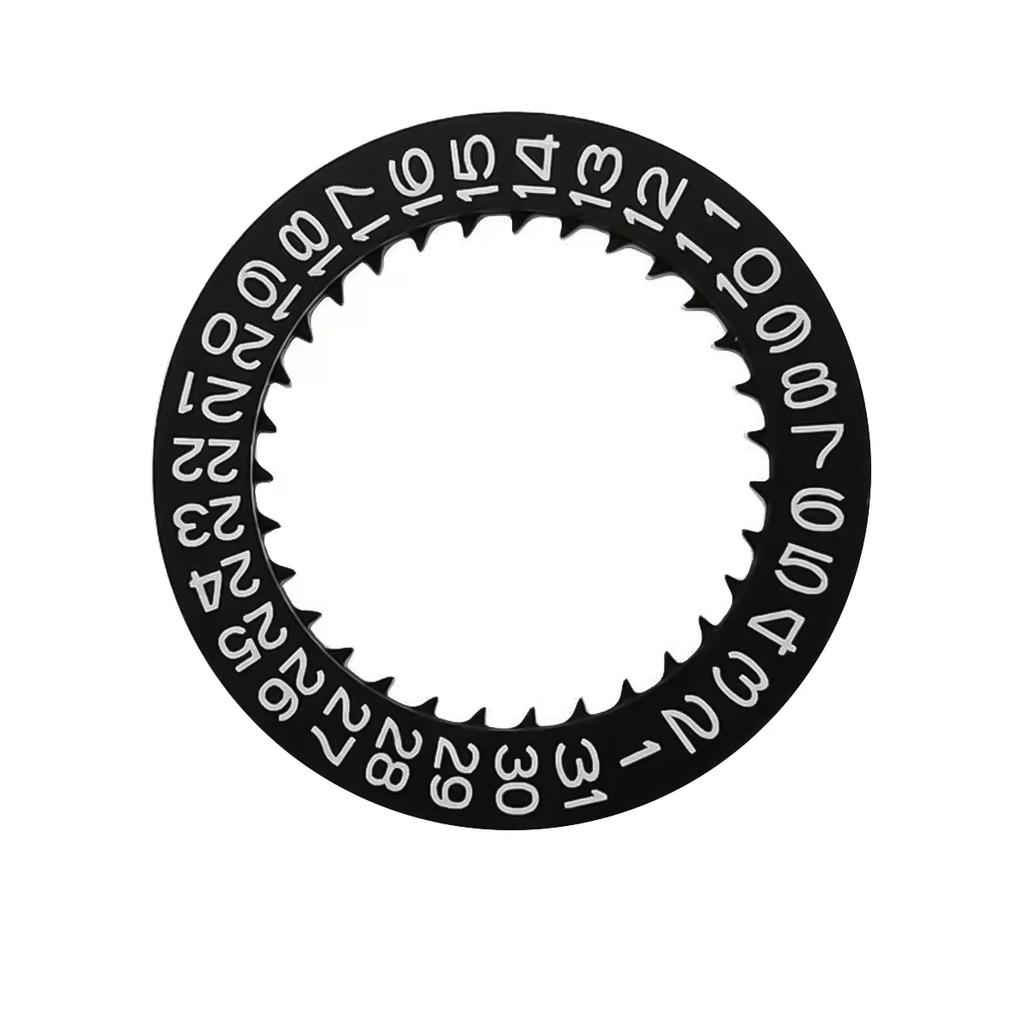 NH35 NH36 Date Dial Fits NH35 NH36 NH34 Movement SKX007 SKX009 White Black Automatic Mechanical Movt Day Date Dial Wheel