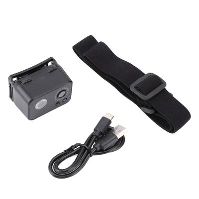 Headlamp Camera 3W LED 1080P 2MP Smart Sensor Headlamp Wearable Camera 1000mAh with Headband for