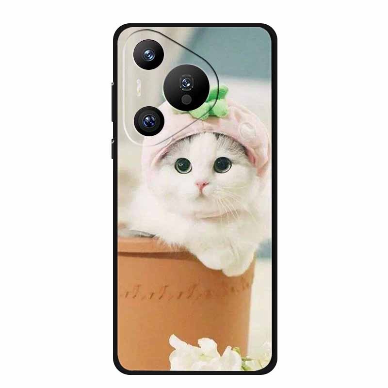 For Huawei Pura 70 Pro Case Luxury TPU Soft Silicone Phone Cover for Huawei Pura 70 Pro+ Pura70 Protective Shockproof New Fundas