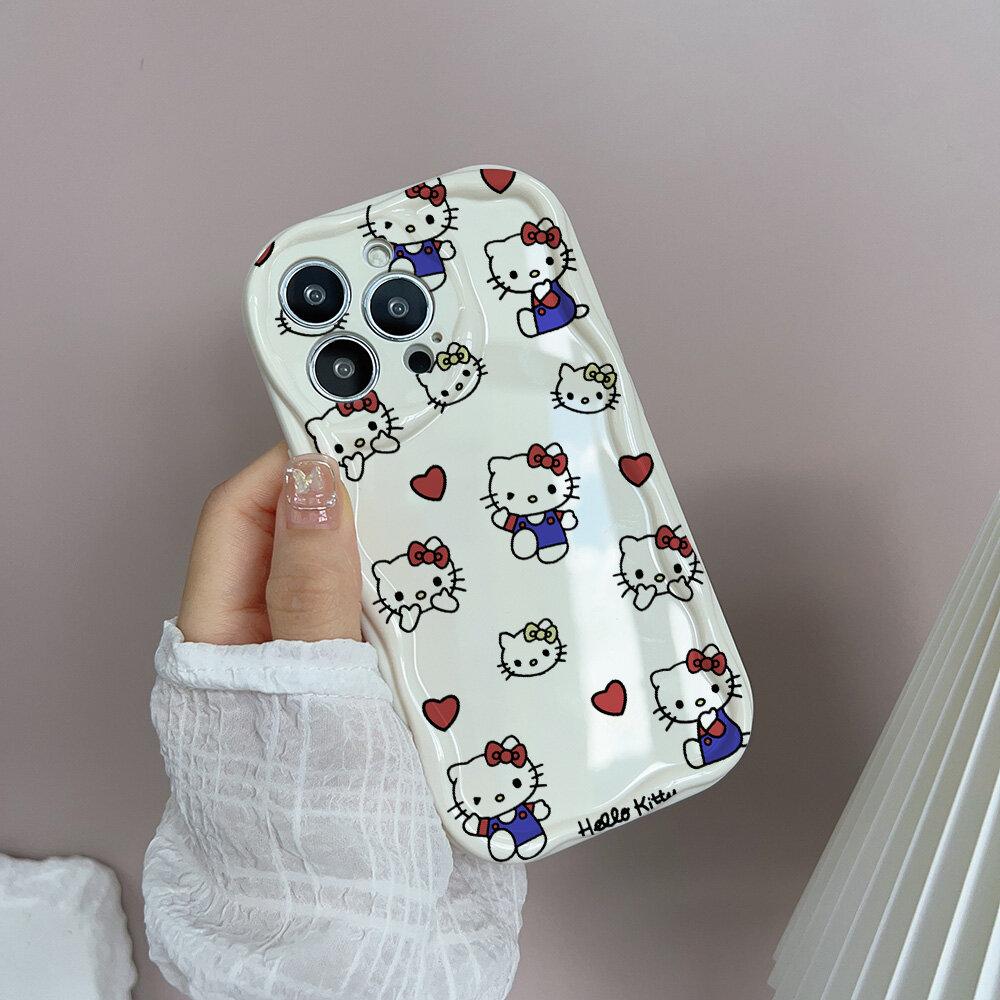 Phone Case For Xiaomi POCO X8 Pro 15T 5G M7 F7 X7 Pro M6 X6 F4 NFC X5 F6 5G Cartoon Hello Kitty Korean TPU Casing