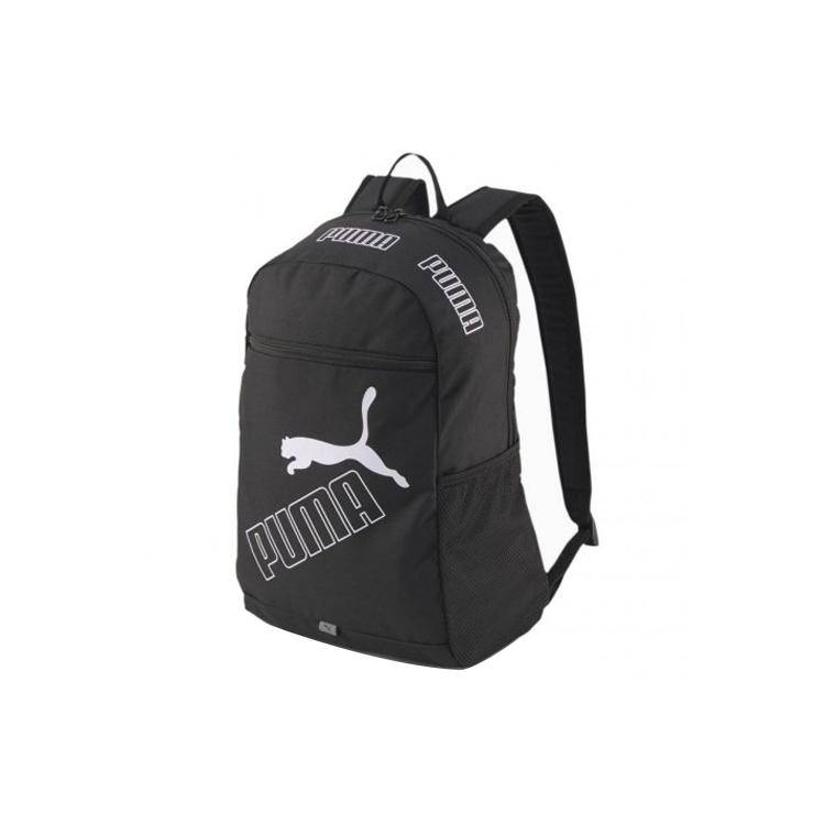 New PUMA Fabric Backpack Regular Unisex Black 077295-01