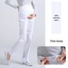 Maternity Nurse Pants - Adjustable Waist, Full Belly Support, Thick & Thin, Blue, Pink, White, Plus Size, Summer