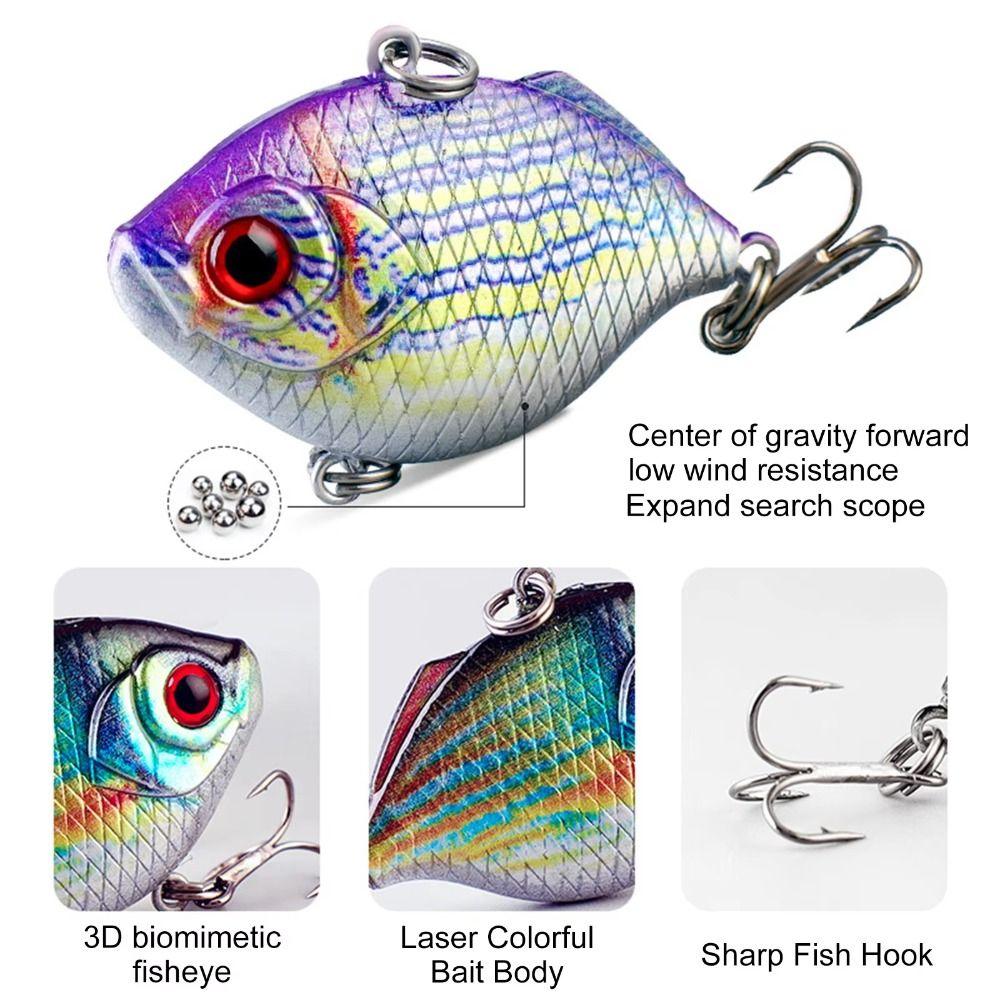 5PCS ABS Fishing Lure 5 Colors Minnow Lures New Floating Minnow Baits  Winter Fishing