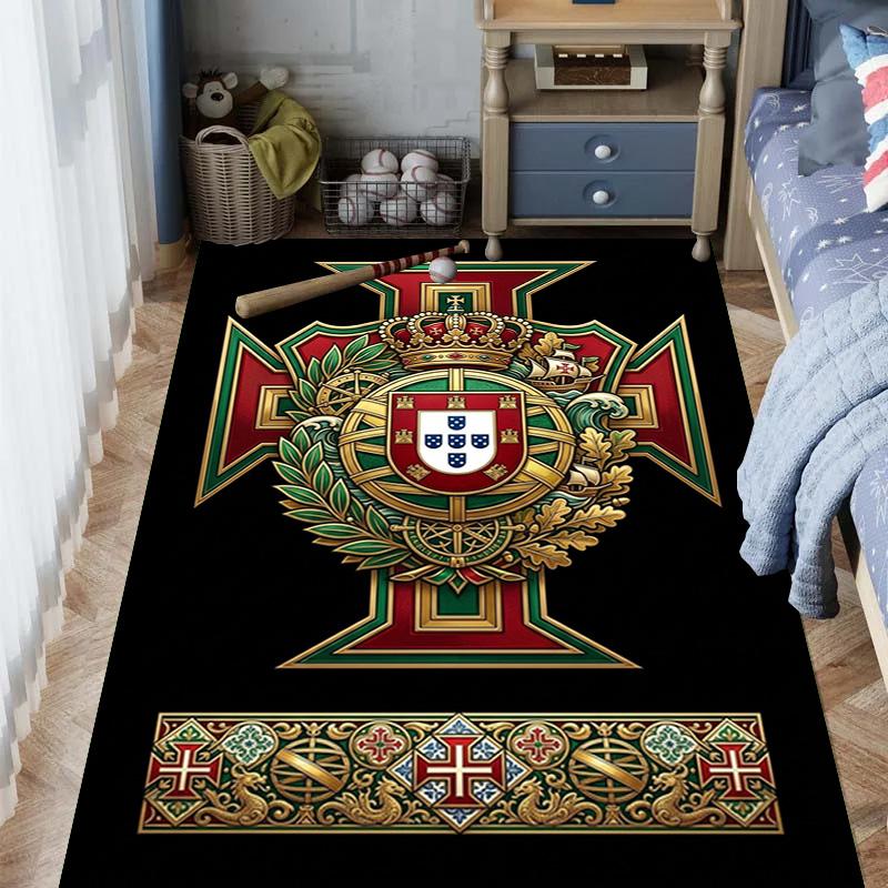 Royal Heraldry Ornate Design carpet printing Home Decor Christmas gifts Dormitory decoration Fashion