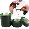 3 Rolls 30M Self-adhesive Green Paper Tape Grafting Film Floral Stem For Garland Wreaths DIY Craft Artificial Silk Flower