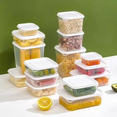 1/2PCS Kitchen Sealed Boxes Large Capacity Refrigerator Fresh-keeping Boxes For Fruits Vegetables Container Microwave Lunch Box