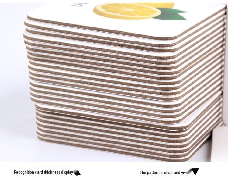 Wooden Montessori Fruits & Vegetables Alphabet Puzzle Cards for Early Childhood Education