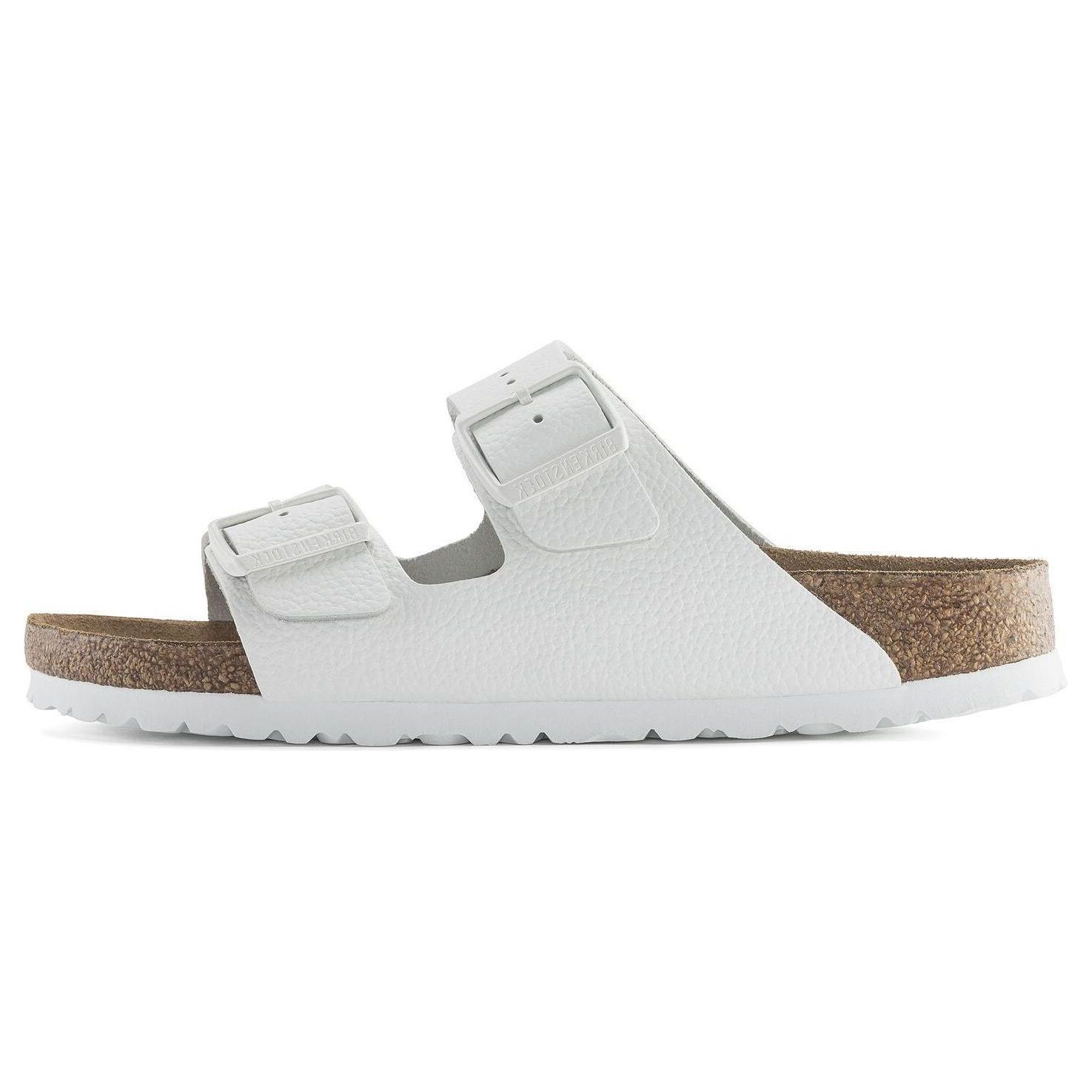 Birkenstock Arizona Soft Footbed Comfortable Minimalist Outdoor Breathable Slide Sandals Unisex sandals White 1024945 42