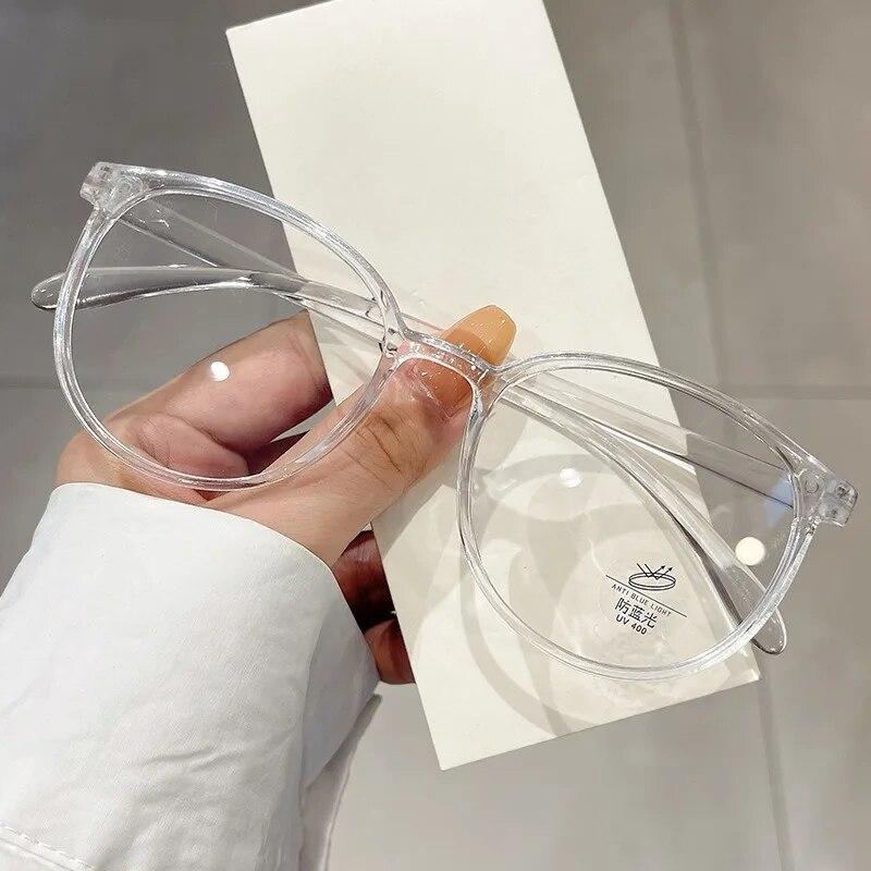 Anti Blue Light Blocking Glasses Clear Anti Radiation Glasses Replaceable Lens for Women/Men