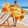 Crystal Fruits and Citrus Design Beach Towel quick-drying for travel outdoor sports jogging beach and swimming
