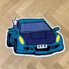 Embroidered Car Shape Rug Sports Racing Car Floor Mat Entrance Carpet Tufted Carpet  Bathroom