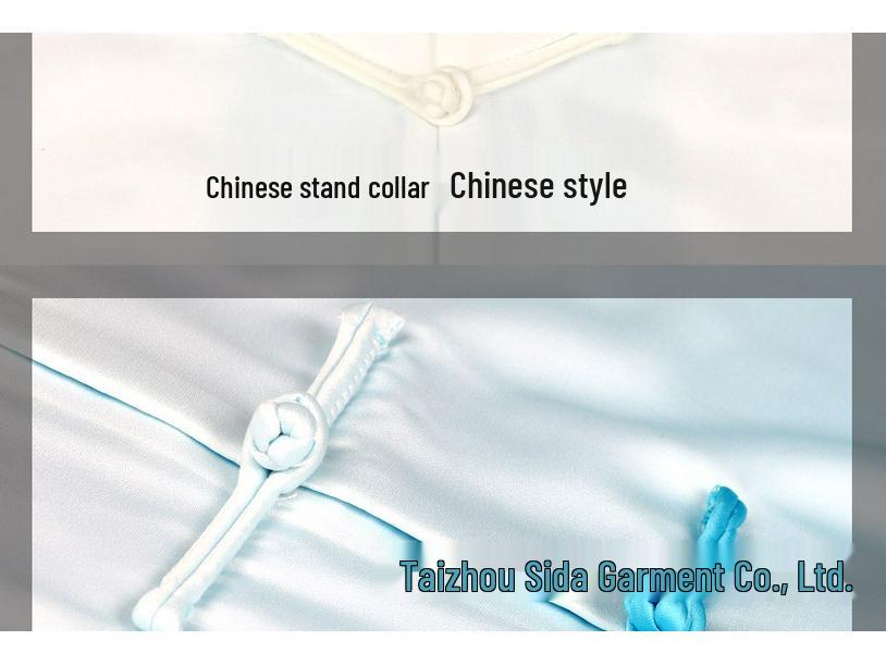 Blue & White Porcelain Gradient Tai Chi Suit: Embroidered Performance & Practice Attire for Women & Men.