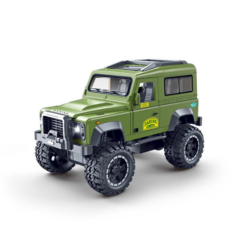 1:32 Children's Sound And Light Car Model Jeep Suv Inertial Plastic Car Open Door Military Car Toy Display Children's Gift