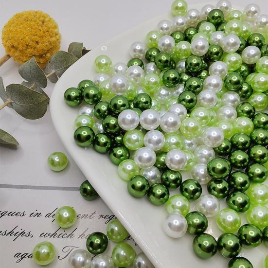 150Pcs Floating Beads No Hole Floating Highlight Eye-catching Round Beads Vase Filler Faux Pearl Home Supply