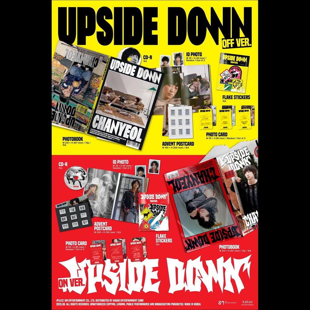 CHANYEOL [Upside Down] Photo Book Ver. 2nd Mini Album