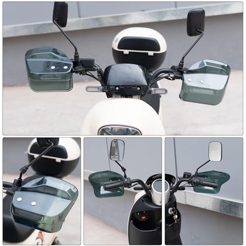 CHASEYUAN Knuckle Guard for Motorcycles, Universal Knuckle Visor, Hand Guard, Motorcycle, Knuckle Guard, Windshield, Cold Protection, Stone Prote