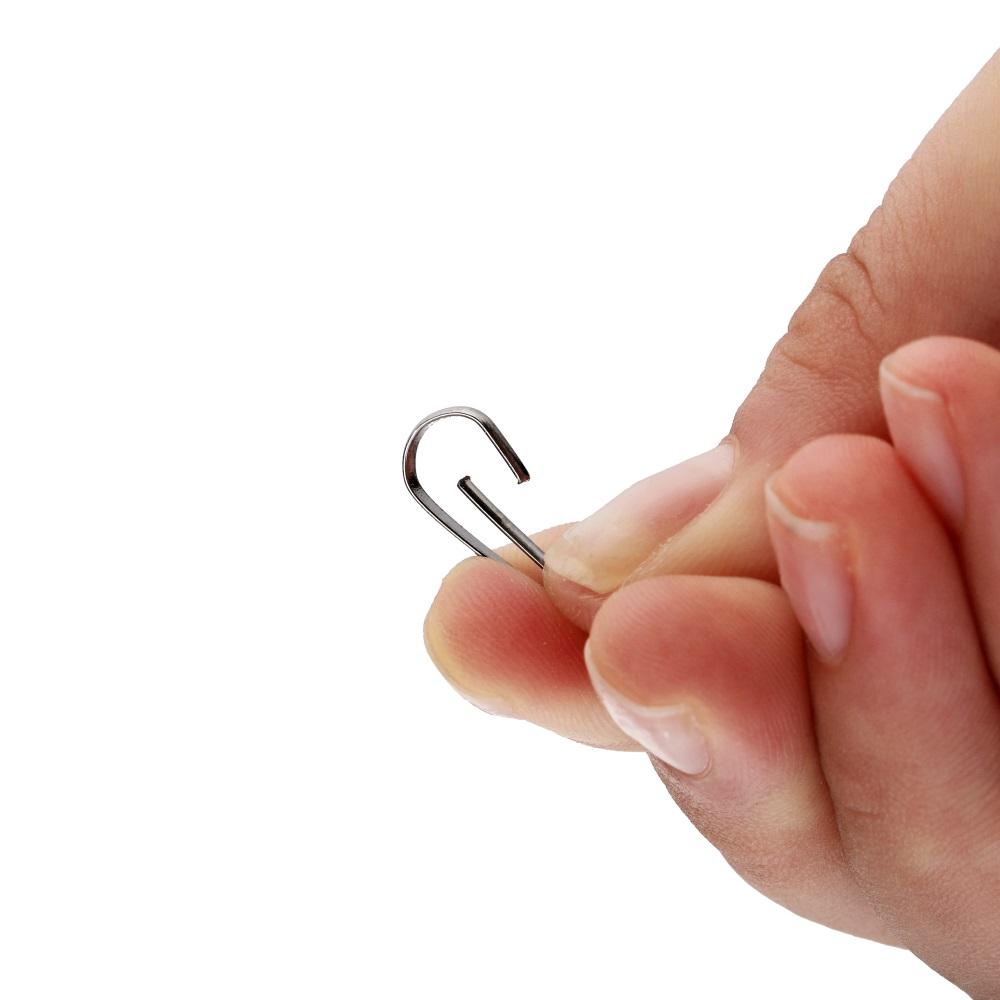 100Pcs/Lot Metal Snap Lanyard Clip Hook Gourd Buckle Connector for DIY Keychain Camping Hanging Buckle Jewelry Making Supplies