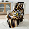 New Products night owl Blanket Warm Soft Fluffy Kids and Adults Sofa Bed Throw Blanket Suitable Home Travel Camping Luxury Gifts