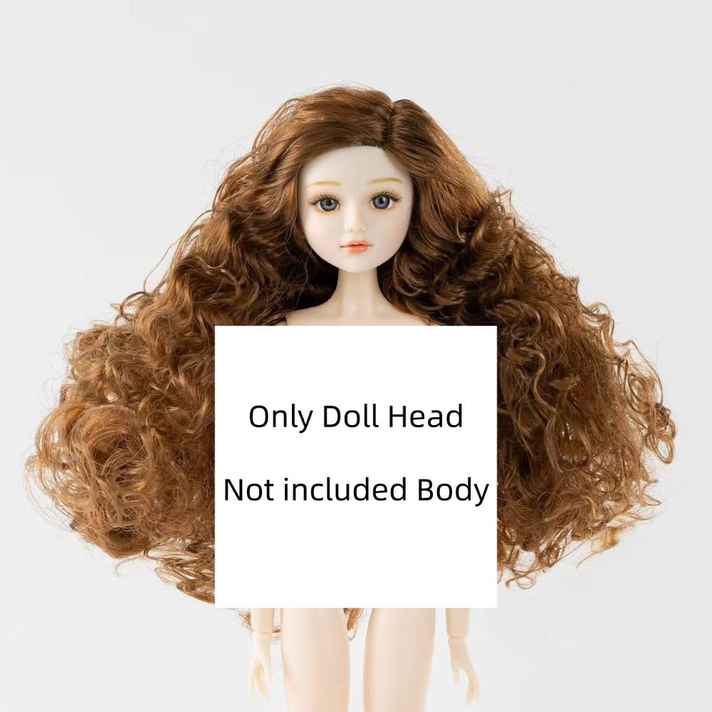 Joint Movable Make-up Doll Head Curly Hair Doll Body Humanoid Doll Supermodel Doll Body Girls Gift