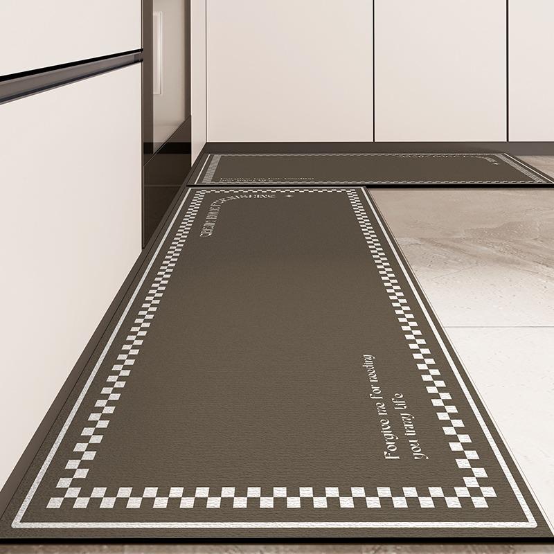 Pvc Carpet for Kitchen Floor Mat Waterproof Home Decoration Rug Oil-proof Anti-slip Long Foot Mats Alfombra Vinilicas Cocina