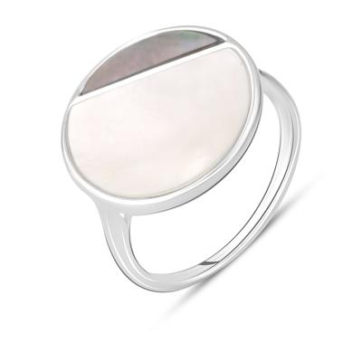 Silver Ring with Natural Mother-of-pearl 2.1ct (2129189)