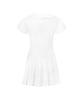 Iligo Rose Pleated Mini Dress White