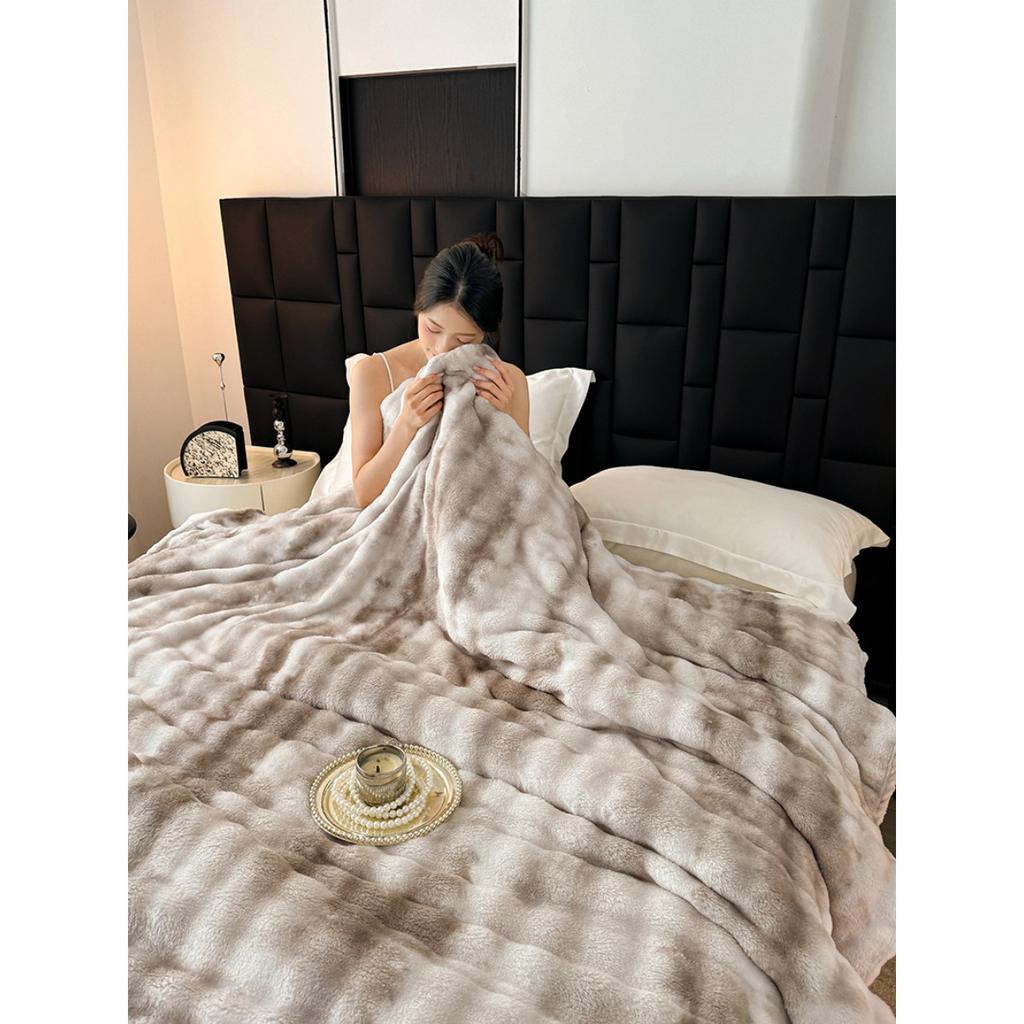 Bubble Velvet Blanket, Thickened Flannel, Coral Velvet Blanket, Office Nap Blanket, Single Air Conditioning Blanket