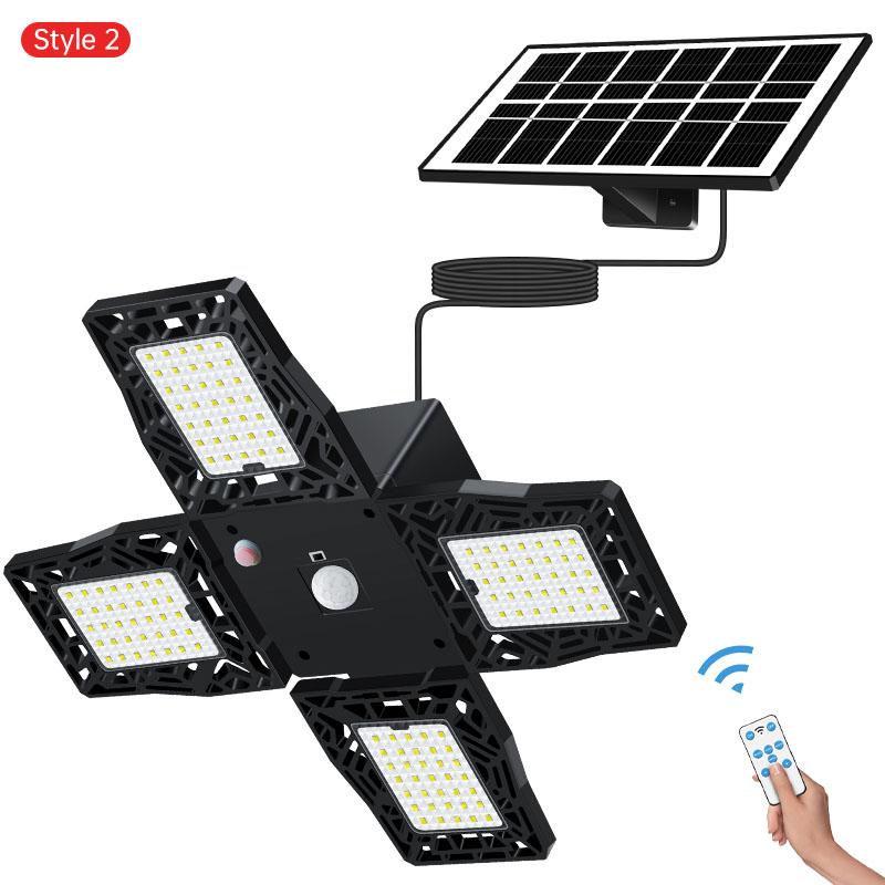 

Подвесные светильники на солнечных батареях, внутреннее светодиодное наружное освещение, 4 режима освещения, лампа на солнечной батарее для гаража, сада, датчик движения