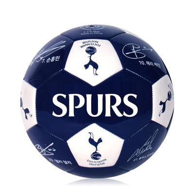 Tottenham TT04 PU Soccer Ball No. 5 Autographed Soccer Ball Navy/White