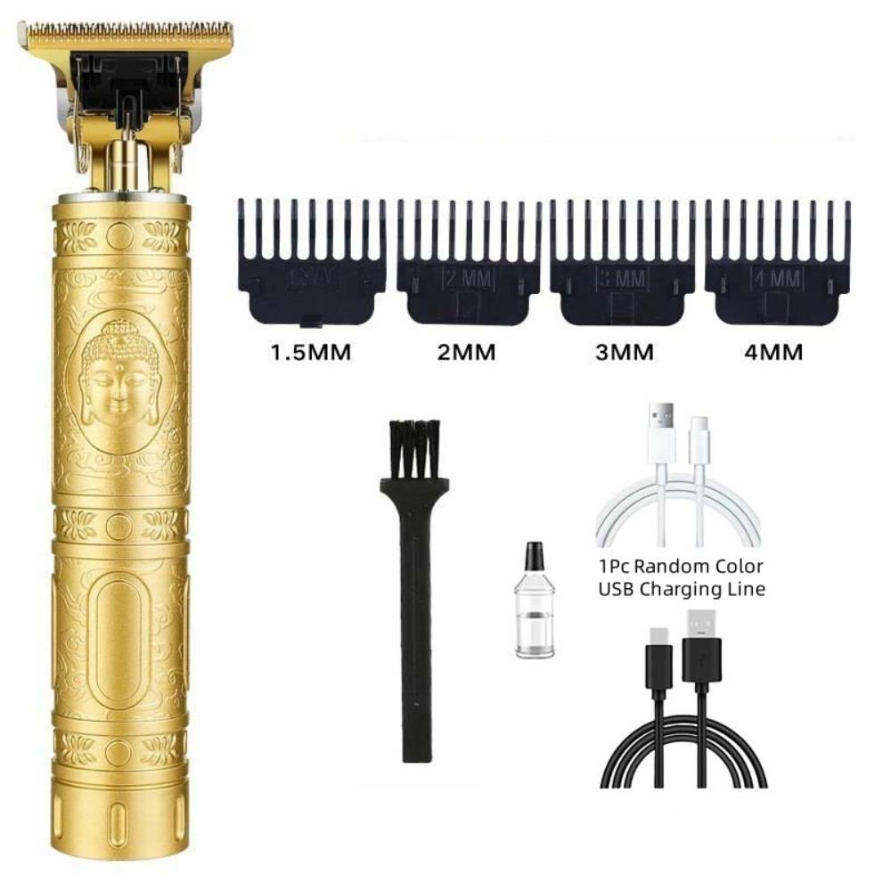 4 Limiting Combs Men's Hair Trimmer Hair Cutting Machine Head Electric Pusher  Home