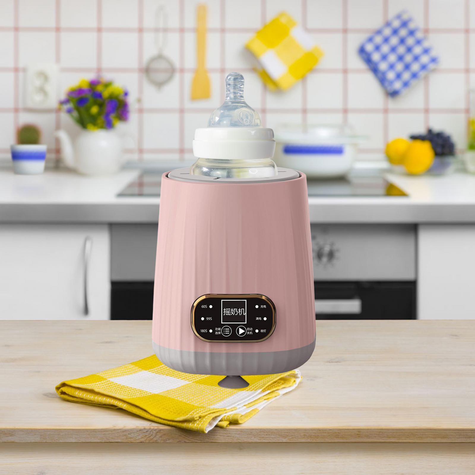 

Электрический шейкер для бутылок молока, регулируемый блендер для молока, портативная машина для встряхивания розовый