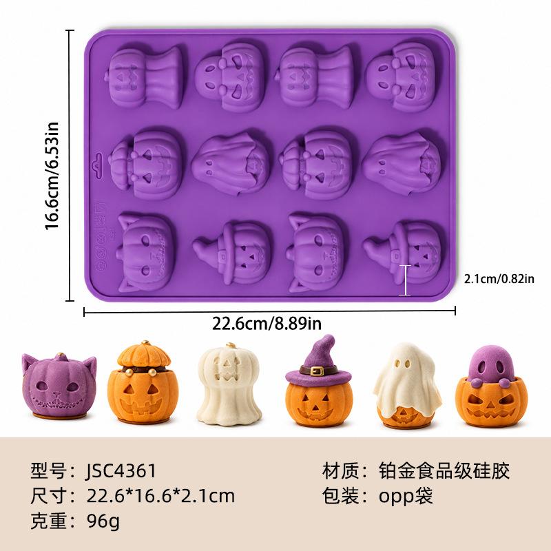 Halloween Silicone Chocolate for Shapes and Candy Making