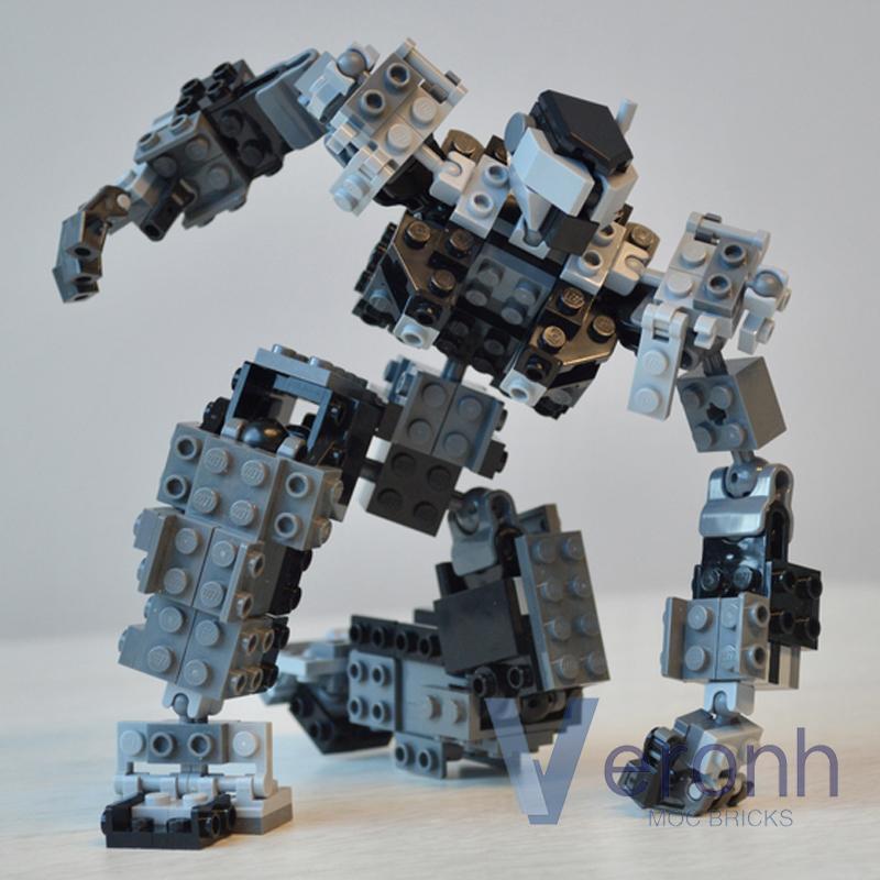 212 PCS Mech Robot Model Set Building Blocks Creative Mechanical Action Figure MOC Idea Bricks Kid Assembly Toys Children Gifts