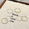 Elegant Rabbit Zircon Ring: Gold & Silver, All-Match Jewelry