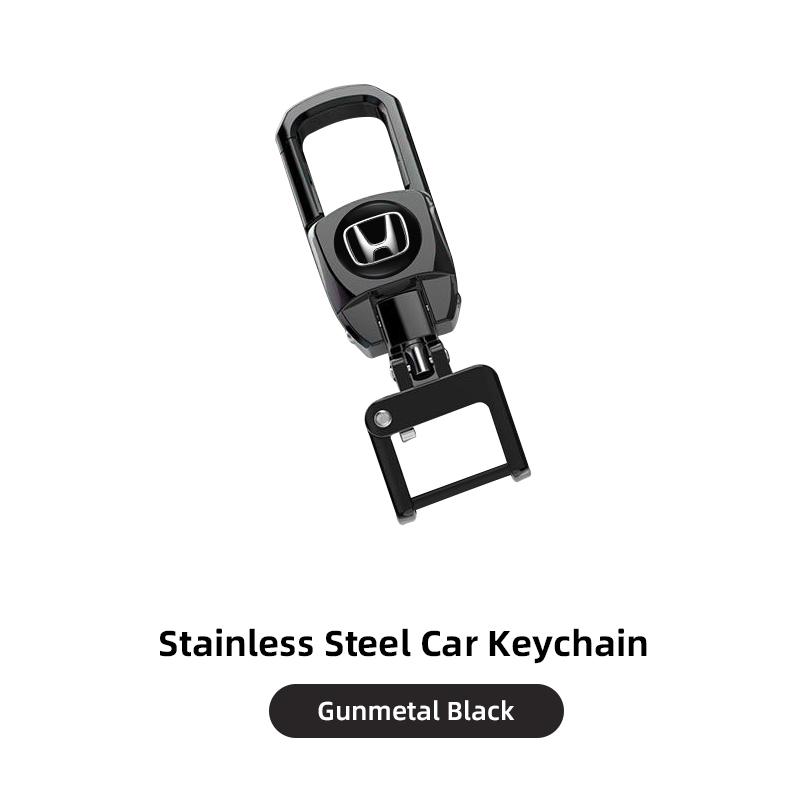Car Key Ring Waist Buckle Metal Keychain Carabiner For Honda CR-V Accord Civic HR-V Pilot Odyssey Fit Jazz Vezel CITY Freed SM1