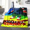 Curse Of Chucky Playtime Ends With Horror Cozy Personalized Blanket Personalized Name Ultrasoft Versatile For Sofa Couch Office Bed Picnics Ideal For