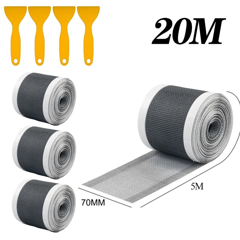 5/50m Cutable Shower Drain Hair Catcher Self-Adhesive Floor Drain Stickers Disposable Mesh Sink Strainer Filter for Bathroom