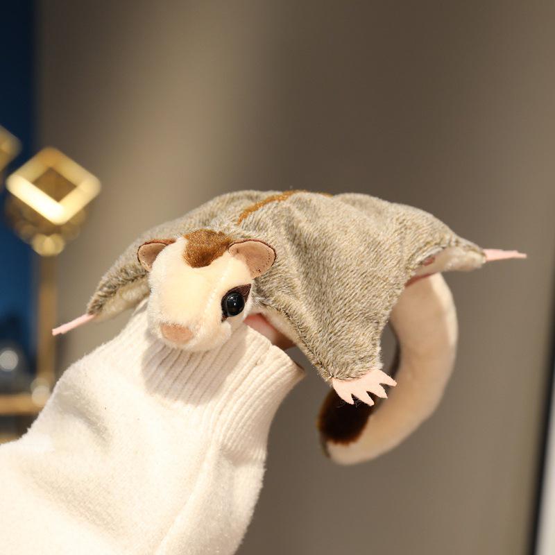 Flying Squirrel Sugar Glider Plush Toy - Cute Children's Gift with Magnetic Clothes