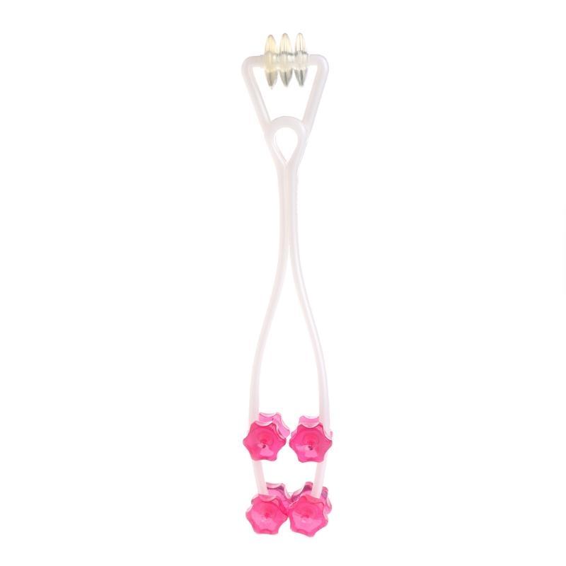 

Multifunctional Cats Massage Tool Thin Face Massager Pet Grooming Teaser білий