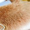 45*45cm Display Dressing Table Mat Fluffy Shaggy Fur Rugs Sofa Pillow Cushion Chair Cover