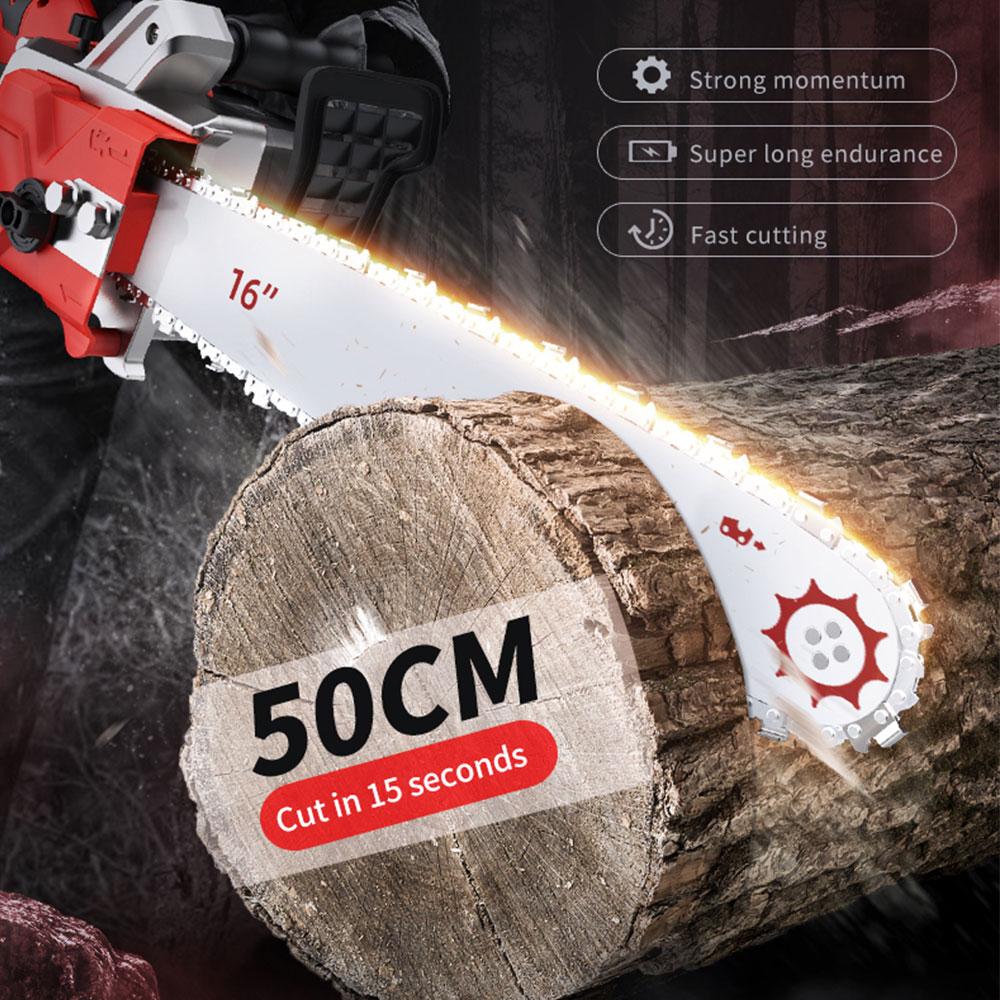 NAWIN 16'' Electric Chain Saw Brushless Industrial 720r/min DIY Set For Electric Woodworking Tool Lumbering