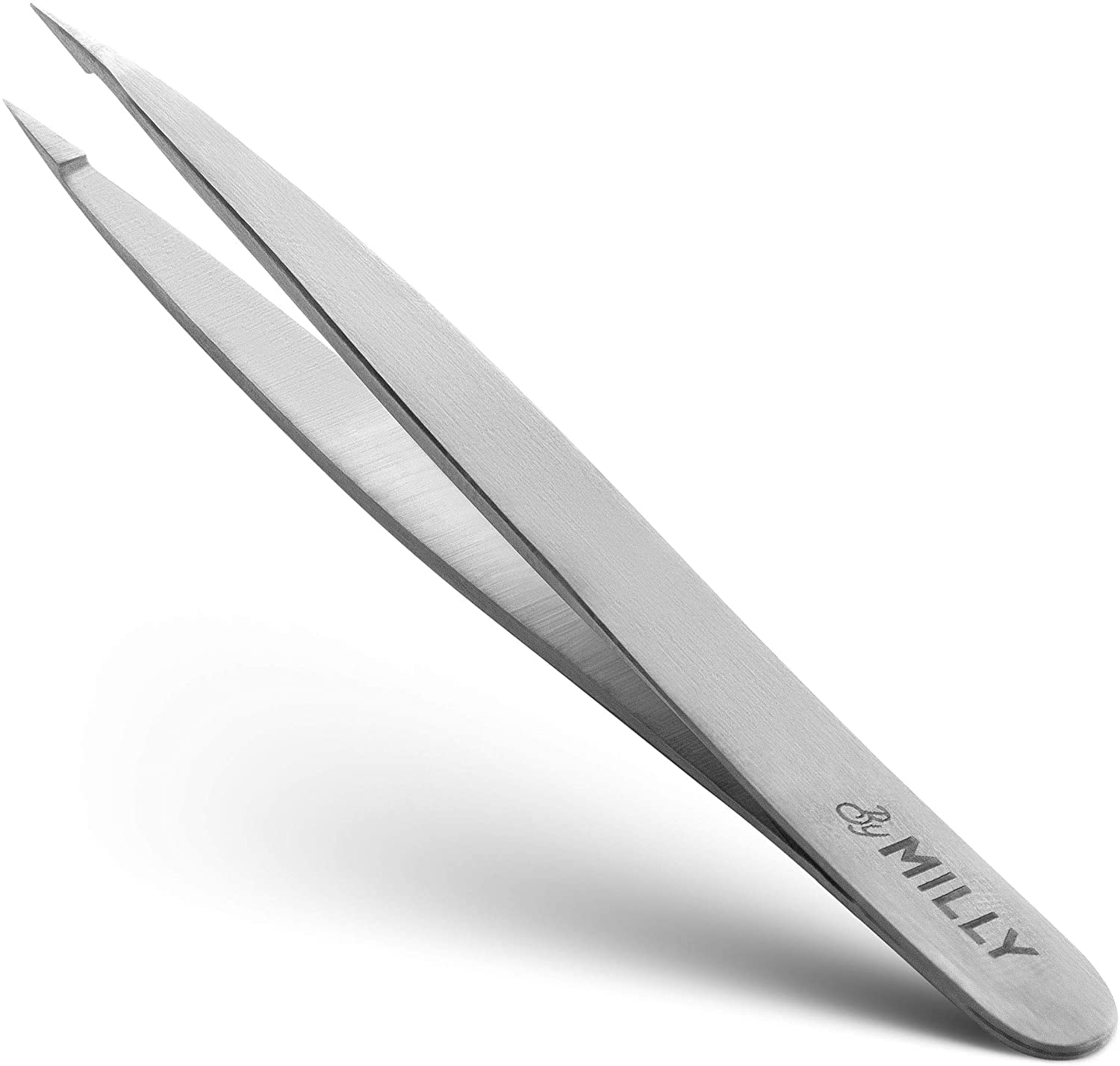 

ByMilly Stainless for Professional Use in the Perfect for and Hair and Unisex Fine-Tipped Tweezers, 100% Steel, Precision-Made [A Best-Seller U.S.]