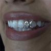Hip Hop Teeth Jewelry Round Star Shape Dental Accessory Copper Texture Suitable for Adults Teens and Cosplay Enthusiasts