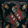 MAXZA Colorful Carriage Print Round Neck Knit Zc11qk007on