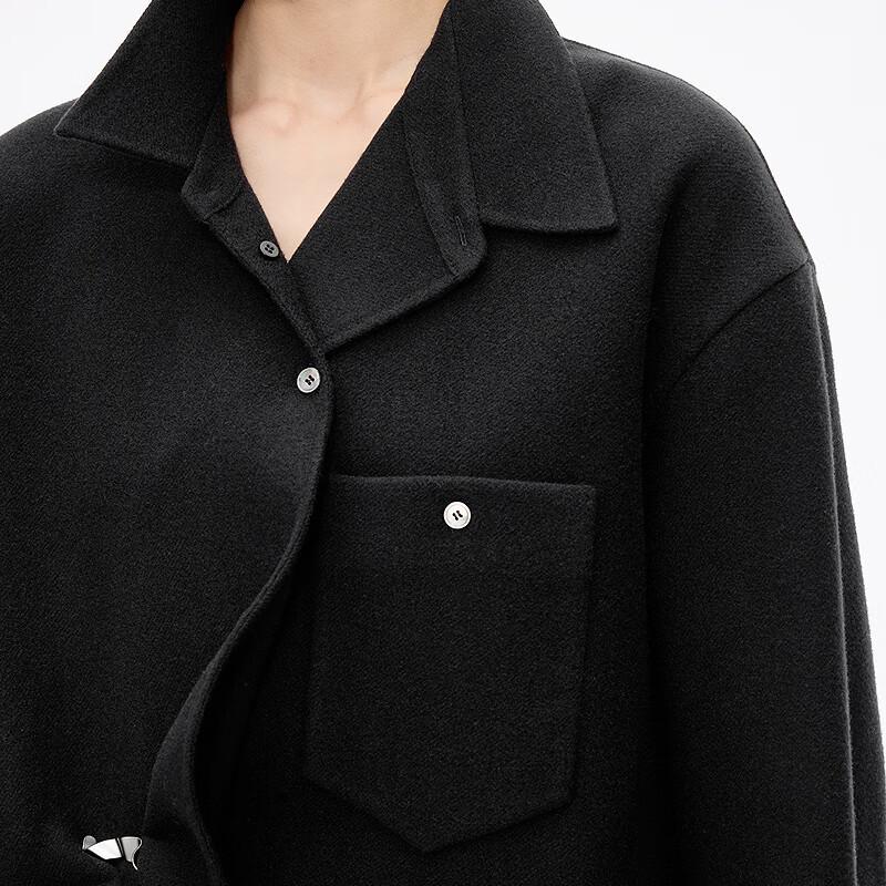 JNBY 2025 Winter Loose Fit Wool Coat