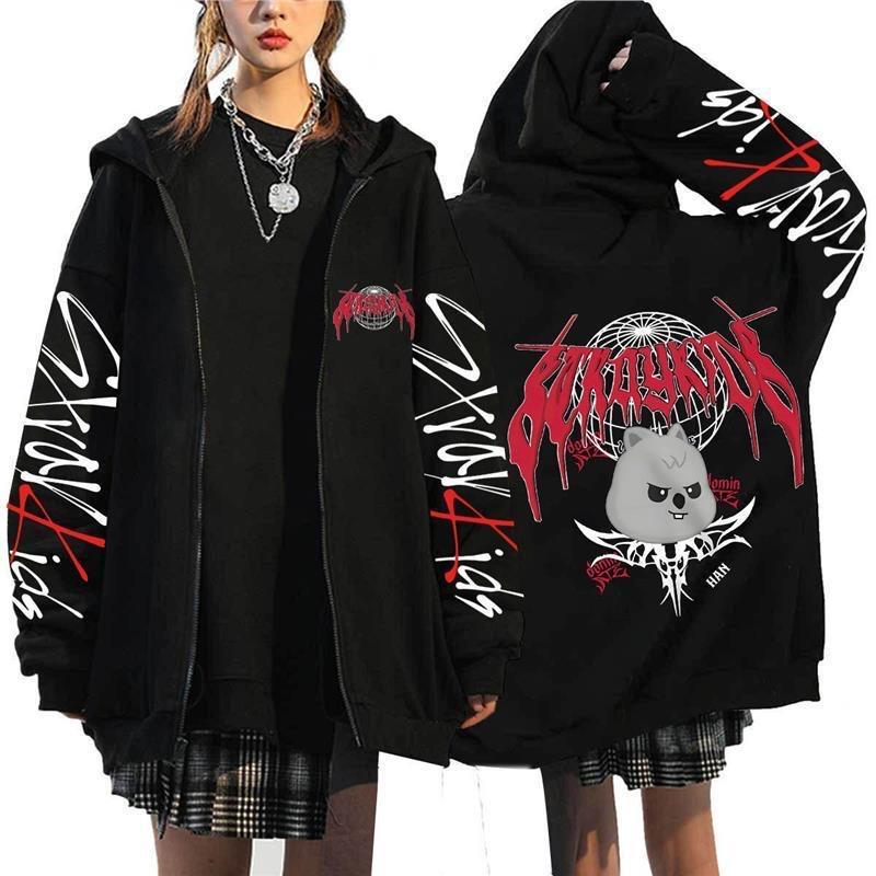 Straykids Hoodies Coat Kpop Star SKZ Domin ATE Concert Clothings
